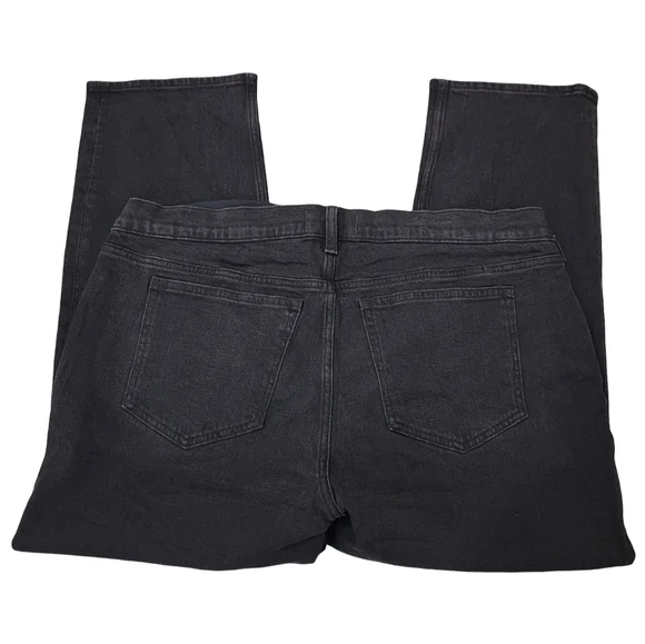 NWT Abercrombie & Fitch Maternity Ankle Straight Black Jeans Women’s 32 Short - Picture 14 of 17